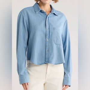 CISSA the Belle denim button up shirt